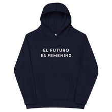 Load image into Gallery viewer, El Futuro Es Femeninx Kids hoodie