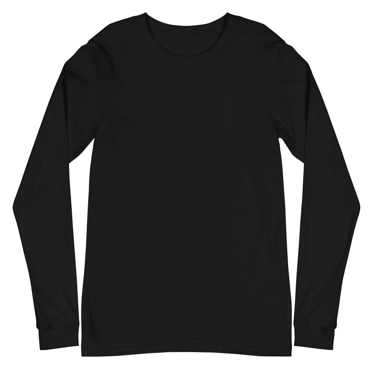 ARGUE SOFY LONG-T-SHIRTS/NUDE、BLACK Fucking Awesome Drunk Alien Long Sleeve T-Shirt | Black