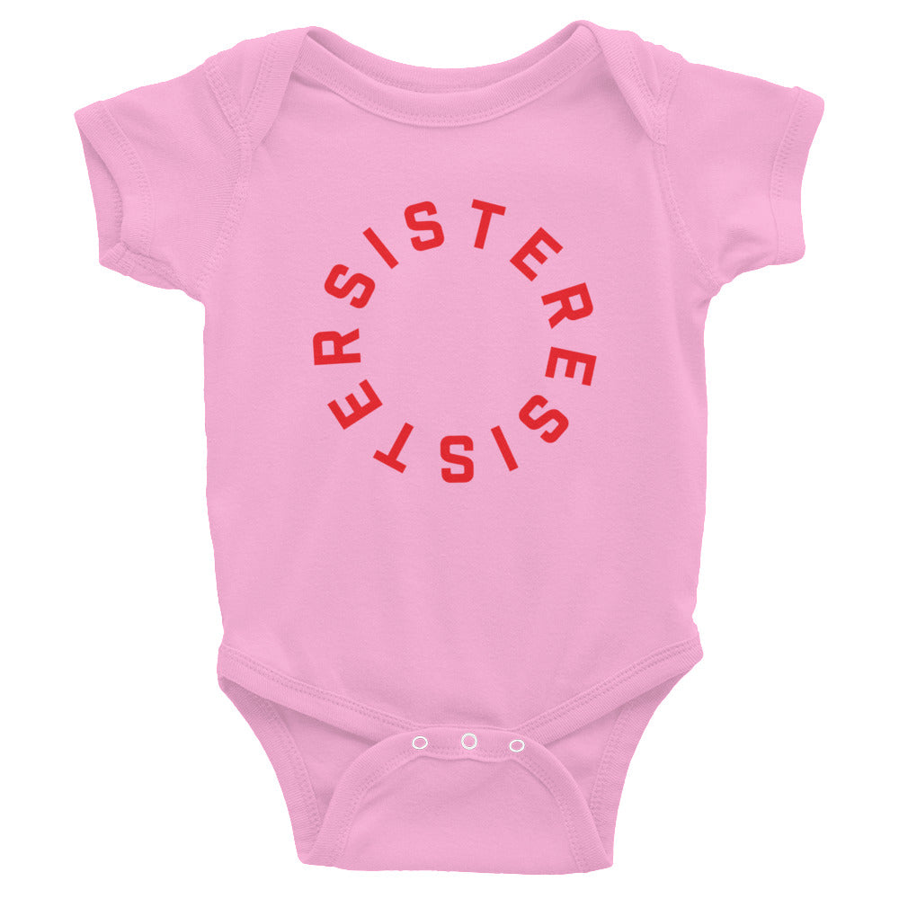 INFANT SISTER RESISTER ONESIE